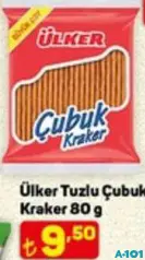 ÜLKER TUZLU ÇUBUK KRAKER 80 G